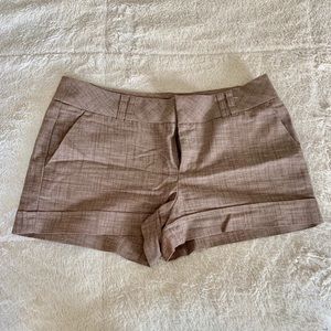 Forever 21 Tan Brown Plaid Shorts Size Medium